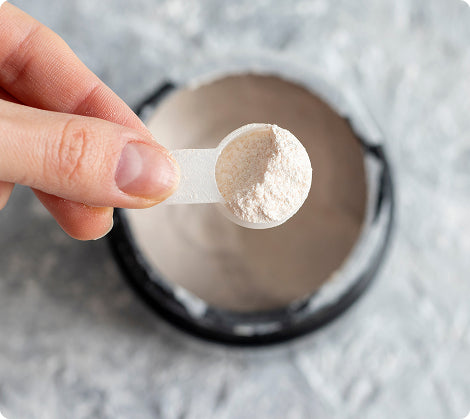 All you have to do is add 1 scoop of FLOW to 8 ounces of water.